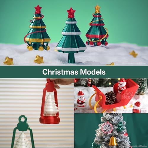 Image of ANYCUBIC Christmas Silk PLA Bundle 4KG, Gift-Ready Christmas Box