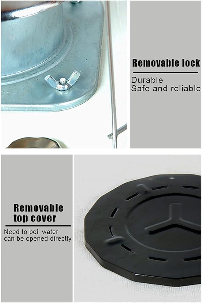 Tragbarer Kerosinofen Heizung, Campingkocher für Indoor Outdoor Camping Eisangeln Grill, Einstellbare Feuerkraft Surround Heizung