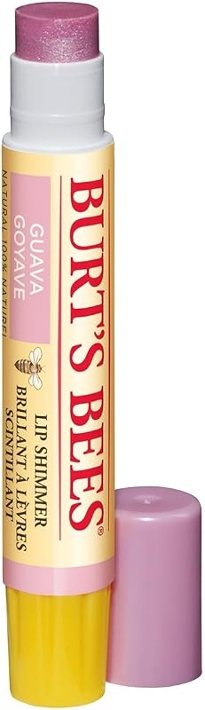 Bálsamo labial Burt's Bees Lip Shimmer Guava com óleo de hortelã-pimenta, 3 g