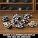 1165-Piece WW2 Army Tank Toys Building Sets Compatible with Lego, Create A Large KV-VI Military Models or 8 Set WWII Tanks, Great Gifts for Boys Kids