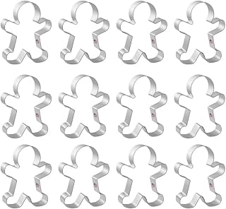 1 Dozen/12 Count Gingerbread Boy Men 4 Inch Cookie Cutters from The Cookie Cutter Shop – Tin Plated Steel Cookie Cutters