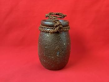 花瓶壺 ☆BM)古壺/古い壺 陶器製 高さ34.5㎝/4.7kg 酒壺 古酒 花瓶 花器