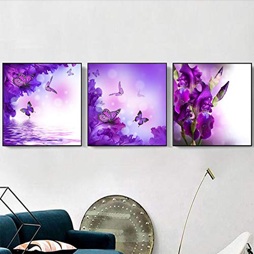 Toile violette fleur KEBIA pour sublimer votre intérieur