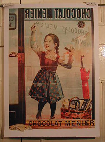 Chocolat Menier affiche souvenir d'enfance poster publicitaire