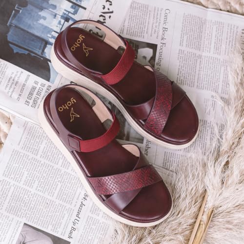 Image of YOHO SDL 110 Sandals for Women | Orthopedic & Soft Sandal for Ladies | Fancy Slippers /Chappal for Girls |Stylish Heeled Wedges for Everyday Wear