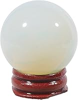 Vista 16 de Bola de cristal curativo de amatista de 1.575 in, decoración del hogar, esfera de adivinación Fengshui con soporte de madera