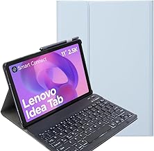 YHFZR Spanish Keyboard Case for Lenovo Tab Idea 11 Tablet 11'' TB336ZU/TB336FU 2025, Spanish Slim Keyboard Case with Magnetic Detachable Wireless Bluetooth, Blue