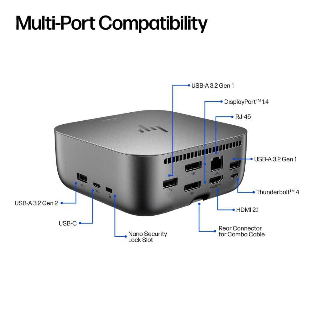 Amazon.co.jp: HP 100W G6 Thunderbolt 4 ドックポートリプリケーター