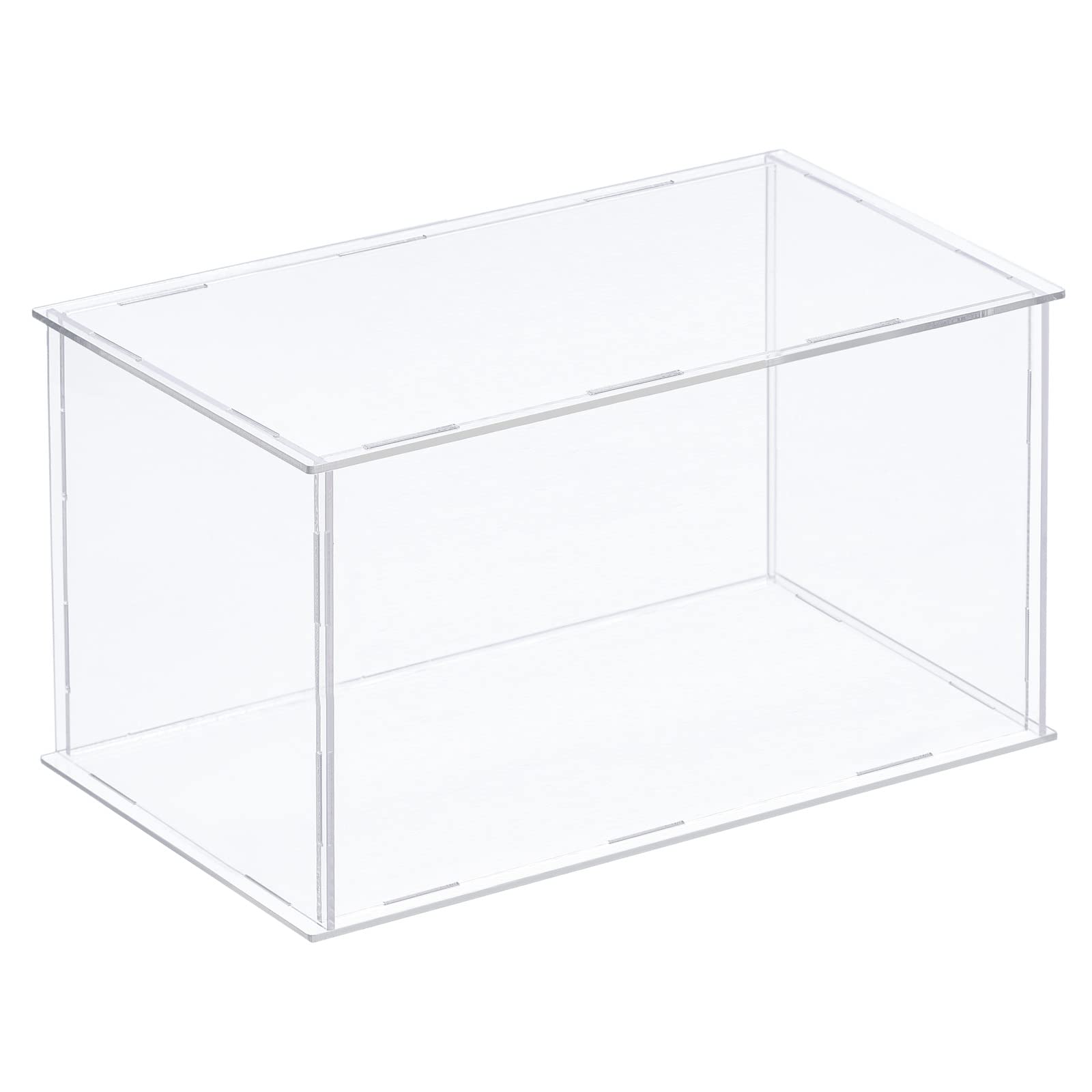 uxcell : アクリルディスプレイケース コレクション用アクリルディスプレイケース 組立 Showcase, 8x6x10 Clear Uxcell  Dustproof Cube Assemble Case Display Acrylic アクリルボックス uxcell アクリルディスプレイケース プラスチックボックス キューブ 収納ボックス 透明 アセンブル 防塵ショーケース 36x2