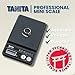 Tanita 1475T Professional High Capacity Scale 1200g Max - Gram Ounce Modes - Precision Digital Pocket Scale - LCD Display - Detachable Tray - Japan Technology - Batteries Included - Tare Function