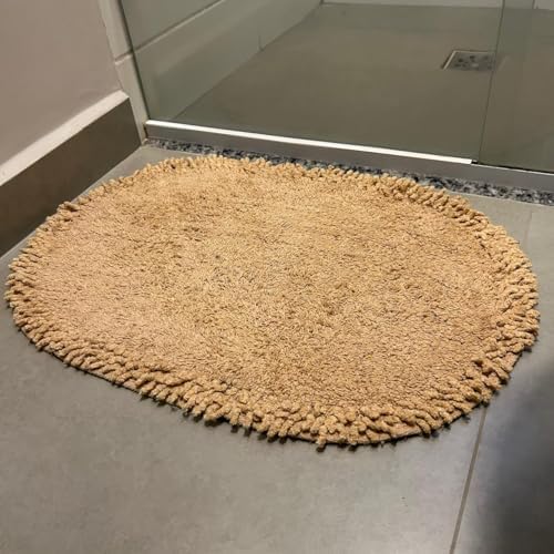 Tapete Algodão Para Casa ou Banheiro - Macio e Absorvente - 60 cm...