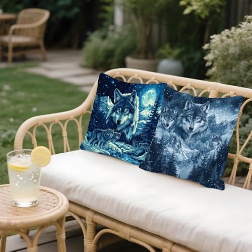 Housse de coussin imperméable 45x45 avec fermeture éclair invisible
