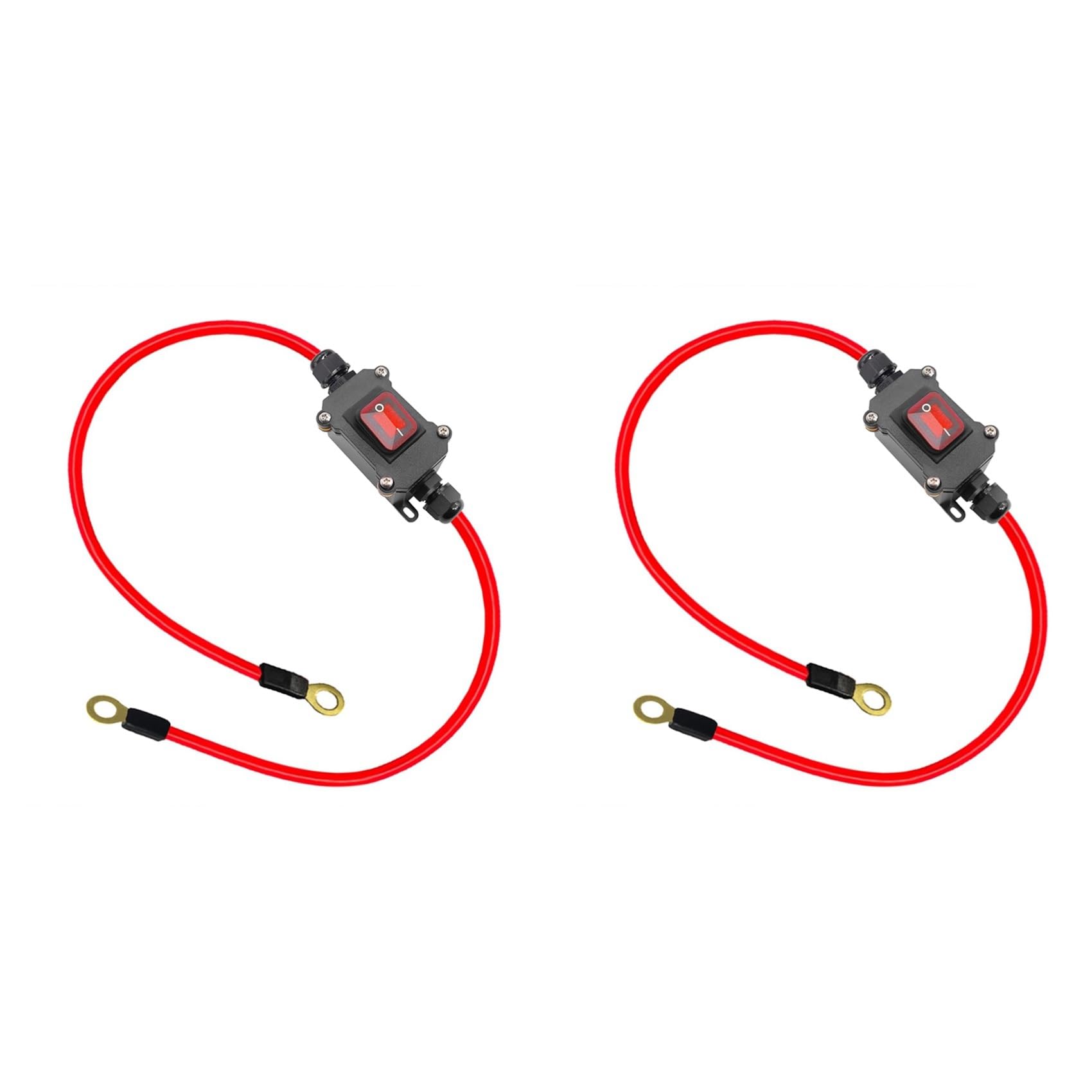 Interruptor de cableado DPST de 12V y 25A estanco IP65 8