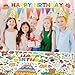 ZMLM Coloring Tablecloth Poster Art and Crafts for Kids, Paper Coloring Banner for Kids Gifts Activity Games Toys Classroom Party Decorations (Birthday)