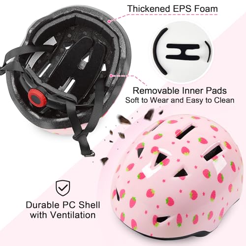 Image of Toddler Helmet, Baby Infant Kids Bike Helmet for Kids Age 1-3 /2-4 /3-5 /5-8 Adjustable Toddler Bike Helmets for Boys Girls for Scooter Skateboard Cycling