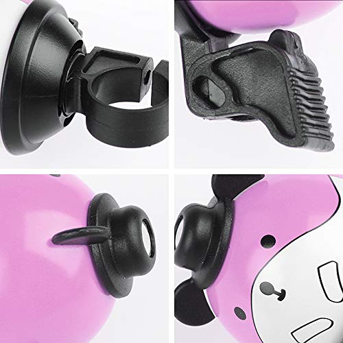 2 Pack Bike Bell for Kids and Adults, Loud Crisp Clear Sound Bicycle Bike Bell, Cute Panda Cycling Bell Funny Bike Bell Bicycle Handlebar Ring Horn, Bike Accessories - Thumbnail 7