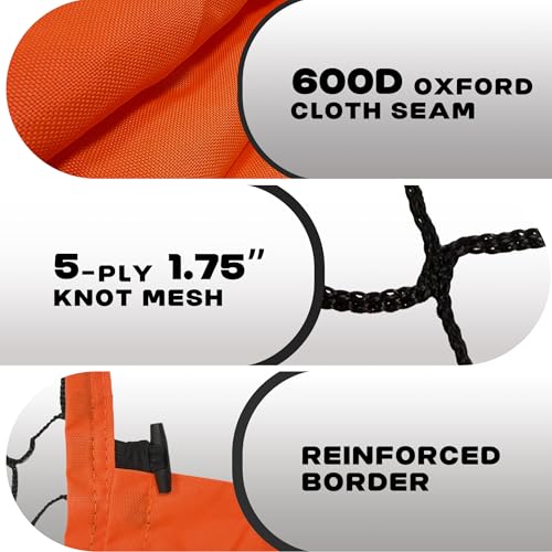 image for MR Football Kicking Net with Carrying Case, Multi-Skill Football Net f