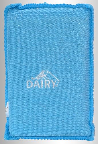 Image of Dairy Blue Dishwashing Sponges - Heavy Duty Scouring Pad, Non Scratch Scrubber - Durable and Soft - Color Coded Home and Kitchen Accessories by The Kosher Cook