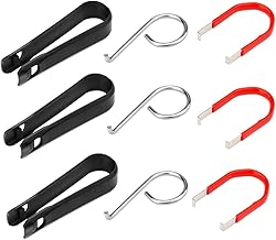 Gebildet 9 Pieces Wheel Bolt Cap Cover Removal Tool, 3+3+3 Universal Car Locking Attachment, Tyre Nut, Screw Nut for Cars, Centre Cover Cap Puller, Tweezers