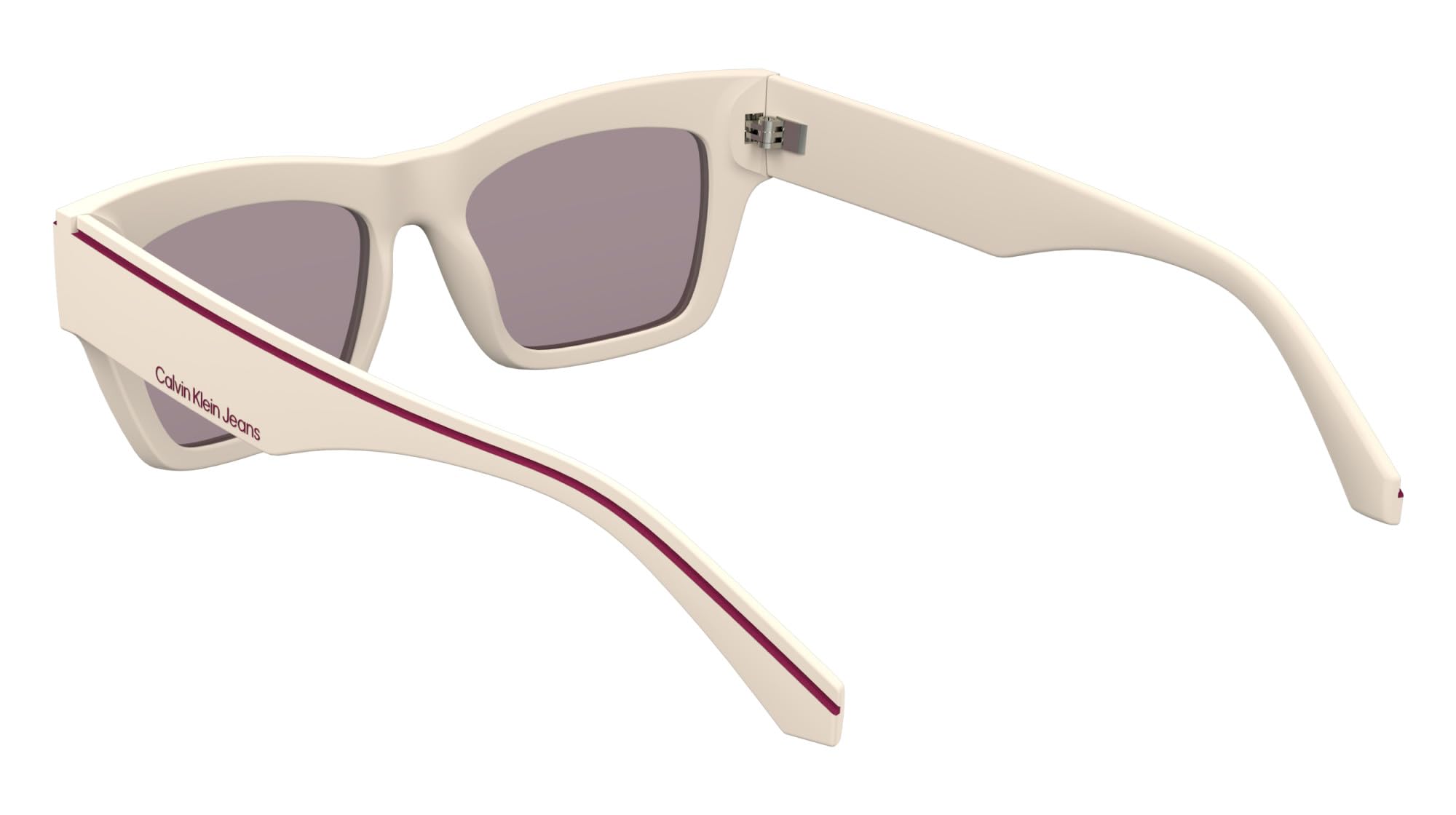 Calvin Klein Jeans Unisex Adult Sunglasses CKJ24602S - Blush with Solid Rose Lens