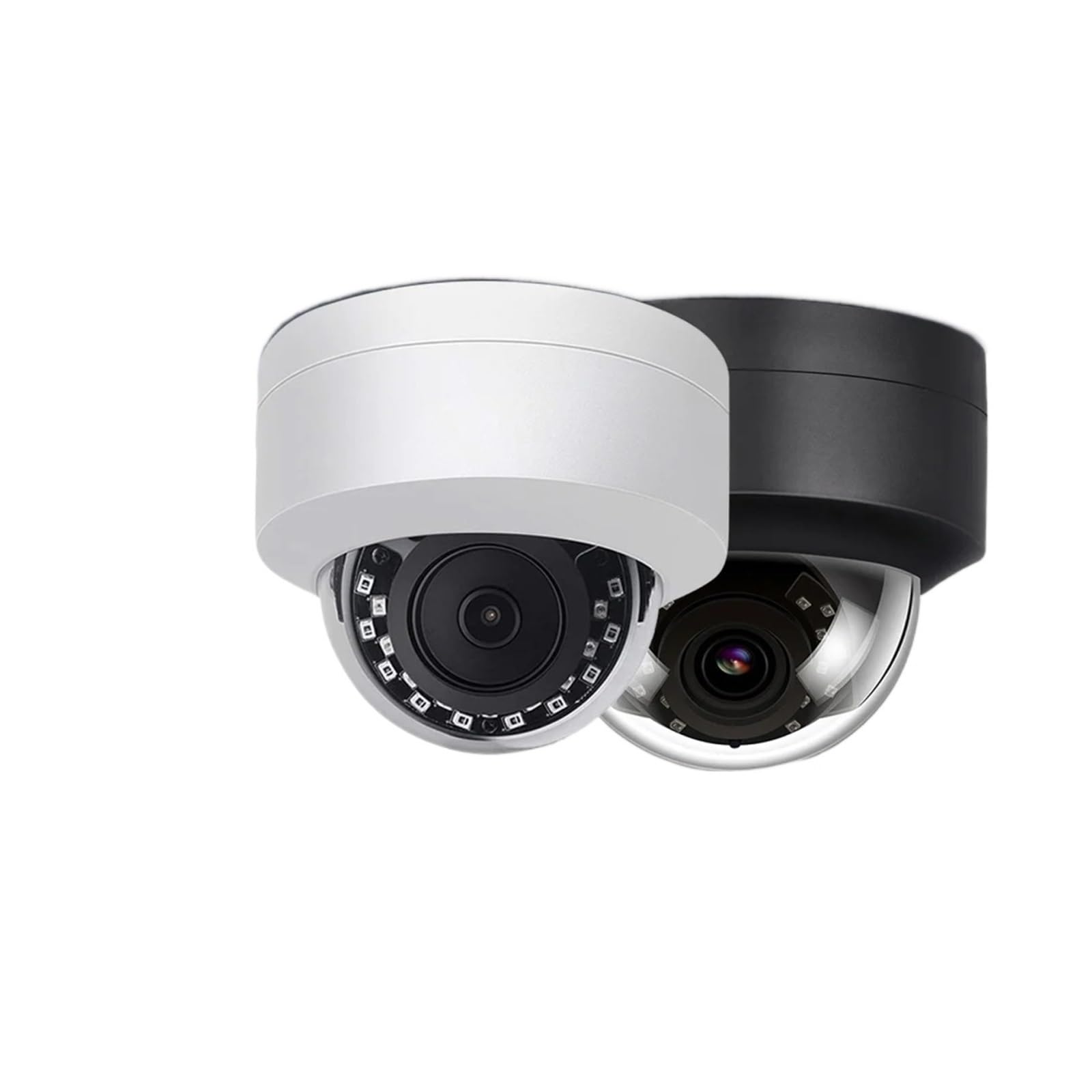 Oshpmbdlyfj 2.8Mm 5Mp Ip Video Camera Outdoor Poe Dome Cctv Cam H.265 For Nvr One-Way Audio Ip66 Ir 30M(5Mp White Color)