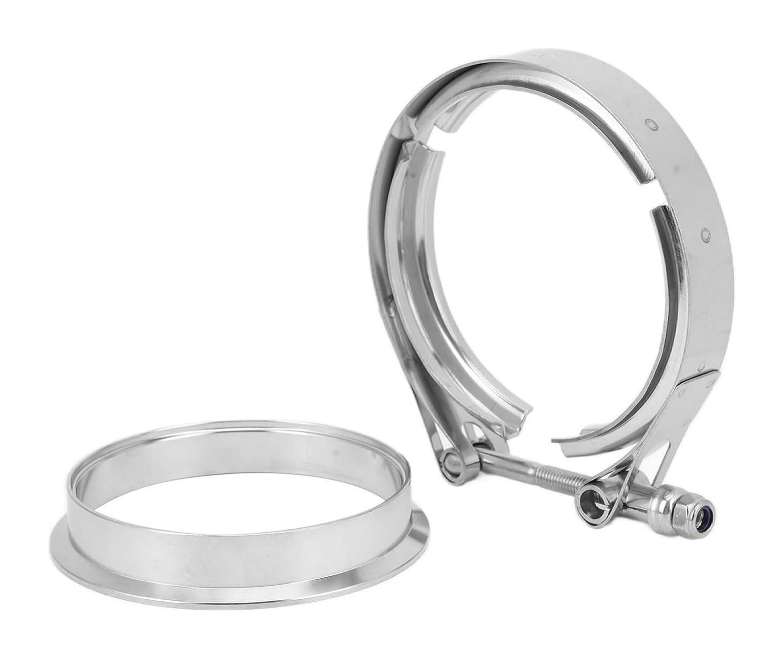 Fascette per tubi flessibili, Flangia Del Downpipe Di Scarico Con Morsetto A Fascia V 117,4 Mm Pollici