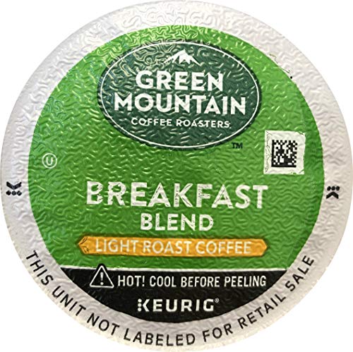 Green Mountain Coffee Roasters Breakfast Blend Single Serve K-Cup Pods for Keurig Brewers, 72 Count