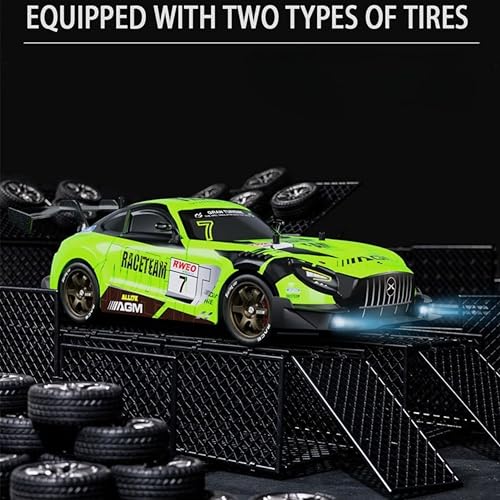 Image of Krishiv RCS 1:16 RC Drift Car for Kids 8+ & Adults - 4WD 30km /h Remote Control Car with ESP Stability Mode | Drift + Racing Tyres | Multi-Color LED | Rechargeable Battery | 2.4GHz Radio