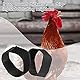 10 Stück Hühner Halsband Hahnhalsband Anti Haken Hühnerhalsband Huhn Kragen für Haustier Hähne Hahn(Normal-schwarz)