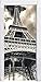 Stil.Zeit Möbel Splendid Torre Eiffel a Parigi murale, Formato: 200x90cm, Telaio della Porta, Adesivi Porta, Porta Decorazione, autoadesivi del Portello