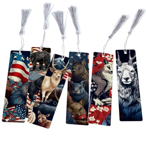 Marque-pages animaux drapeau américain pour vos moments de lecture cocooning
