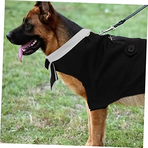 Disfraz formal para perros con pajarita y bandana miniatura 7