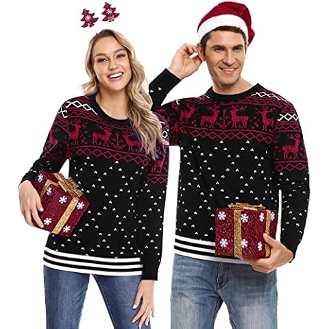 Litherday Jersey Navideño Unisex de Manga Larga Cover