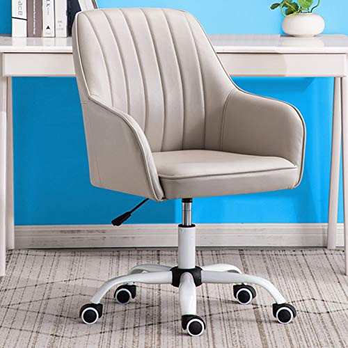 Chaise pivotante à 360° bureau moderne cuir PU salle conférence et étude