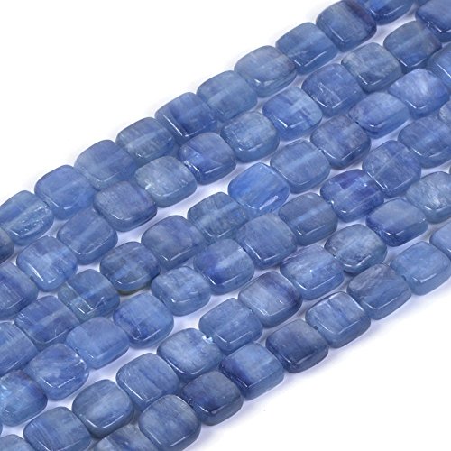 Natural Gemstone Kyanite 6Mm Square Loose Beads 16 Inch #TOP23