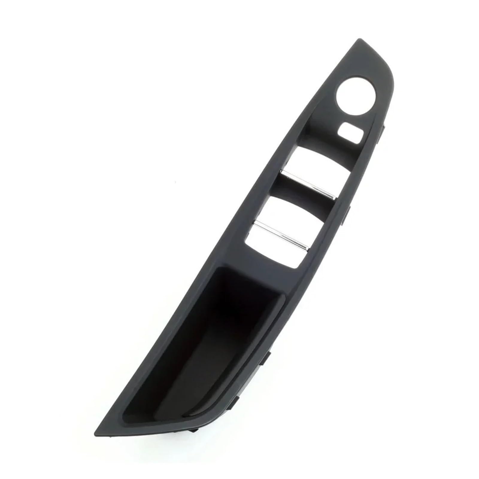 Nqkcuac Door Pull Handle for BMW 5 Series F10 F11 F18 Door Inner Handle Left Front Interior Panel Driver's Seat Button Switch Frame Storage