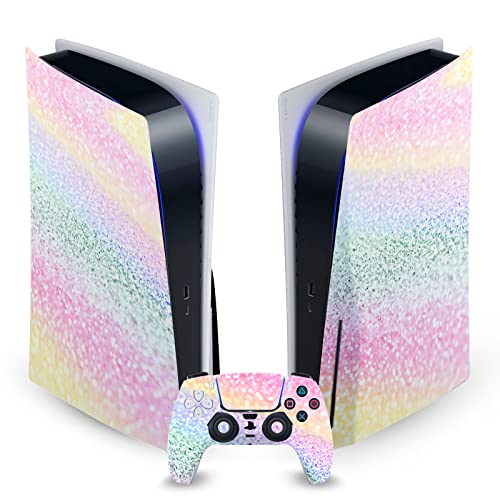 Autocollant licorne arc-en-ciel pour PS5 Disc pour illuminer votre espace gaming
