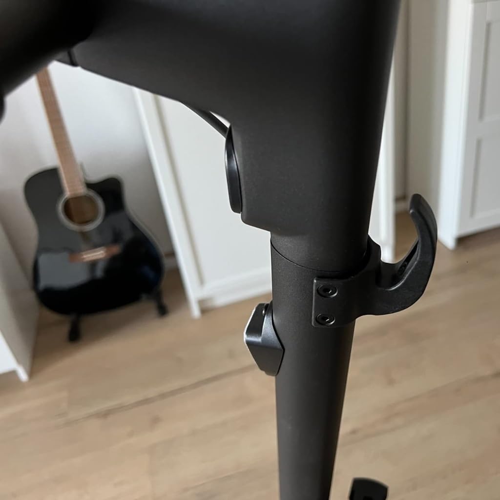 Cintre Griffe Avant Pour Scooter Ninebot Max G30 - Crochet Transport Plastique Noir - Pour Casque Ou Sac