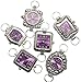 Ribbon Bar Watch Faces for Beading, 10 PCs Assorted
