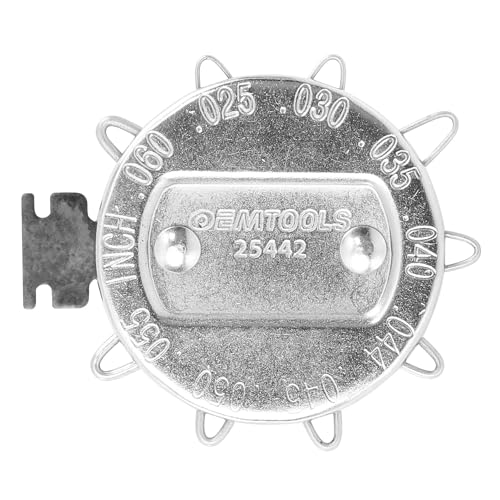 OEMTOOLS 25442 9-Wire Spark Plug Gap Gauge, Essential for Vehicle Engine Efficiency, Precision Measurement, Automotive Maintenance Tool, Spark Plug Gap Tool