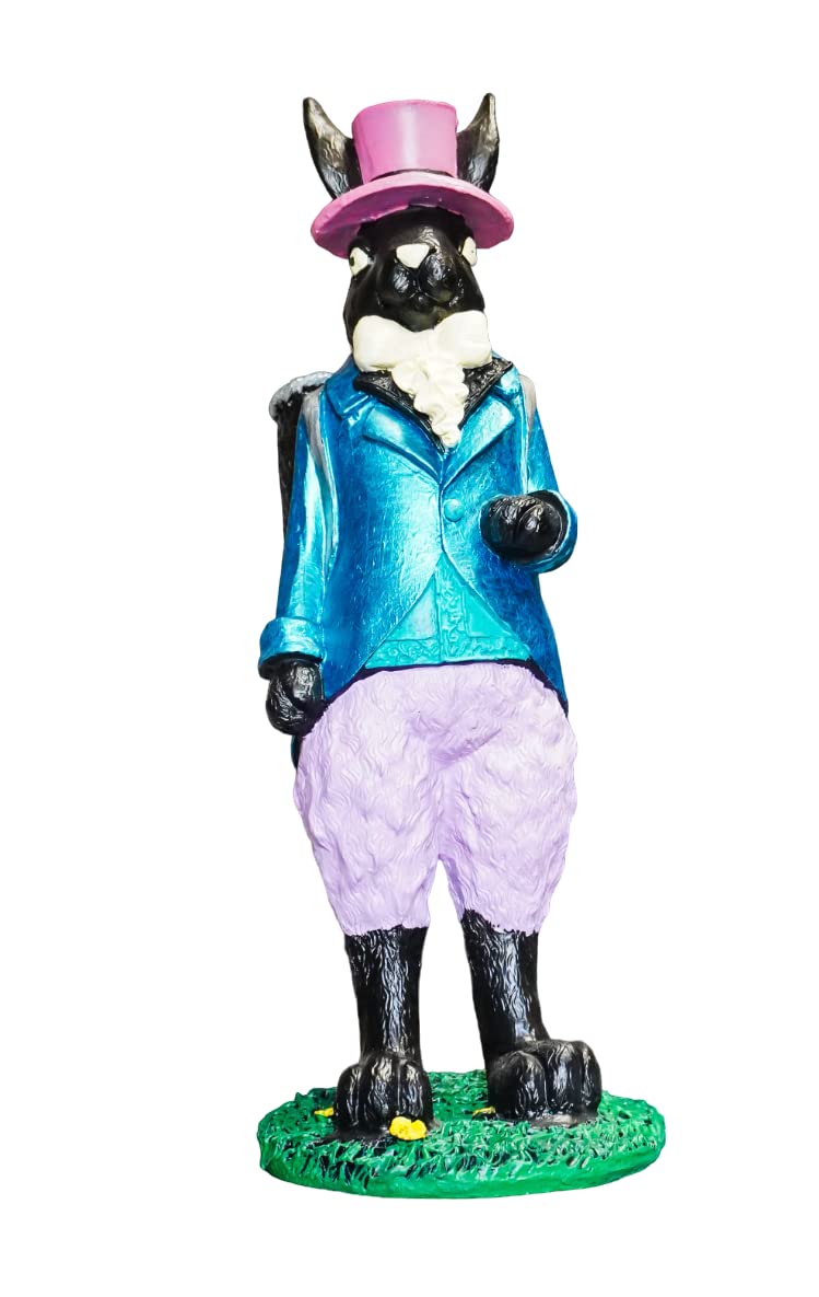 Bunny the explorer (13.8 inch, birthday gift, rabbit bust, furry statue, handmade sculpture, present) Designs - BTC0051