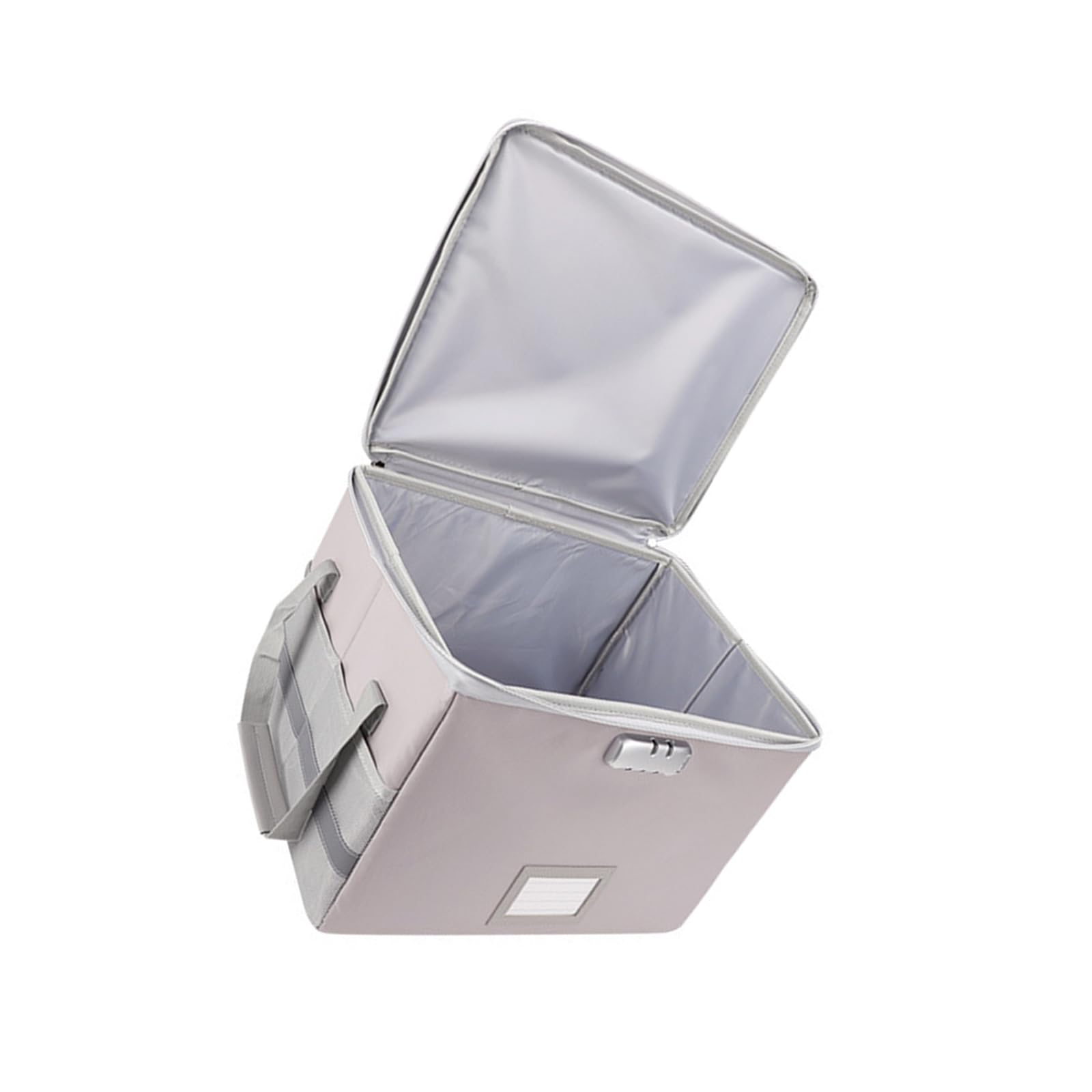 Msioytog Duty Resistant Document Case with Aluminum Foil Lining and Reinforced PP Construction for Legal Files Legal Size Nonflammable File Storage