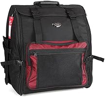 Leuchtklang Plecak na kółkach akordeon na 120 basowych akordeonach GigBag, czarny, plecak
