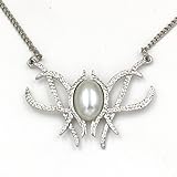 Sea Level Lord of the Rings the Hobbit Galadriel Pendant Necklace with Jewelry Box for Women Girls