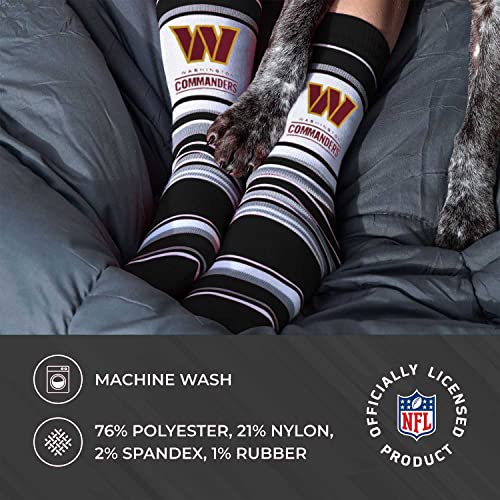 For Bare Feet Nfl Adult Striped Dress Socks thumb #5