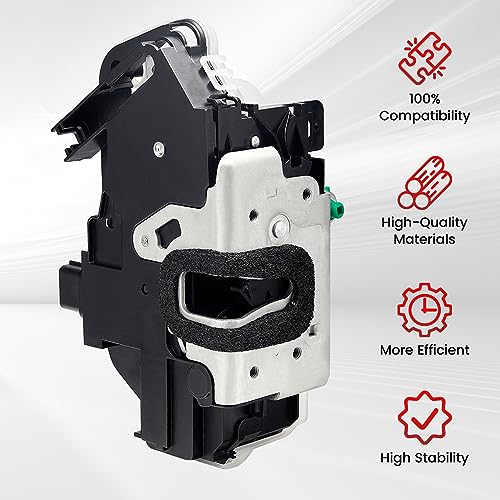 Image of SYERAL Front Left Driver Side Power Door Lock Latch Actuator Compatible with 2009-2014 F-150, 2010-2014 Mustang, 2011-2019 Explorer, 13-19 Taurus, Compatible with Lincoln Mark LT 10-14 OE 9S4Z5421813A