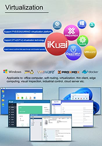 Moginsok Firewall Appliance Mini Pc, Intel Celeron J4125 Quad Core 4Xintel I225 2.5G Ethernet Vpn Router Pc Aes-Ni Hdmi Vga Barebone No Ram No Ssd #TOP7