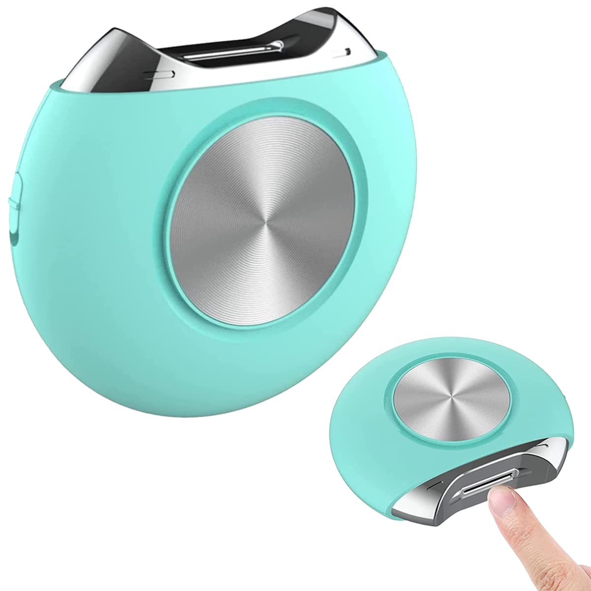 Electric Nail Clipper, Fingernail Cutter and File 2 in 1 Design, Nail Scraps Storage, No Sharp