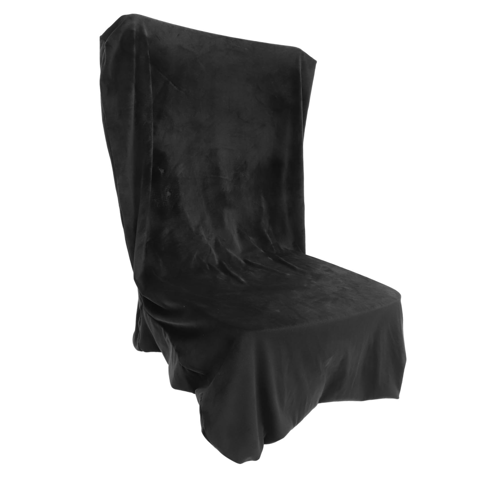 Funda elástica antideslizante lavable de terciopelo grueso para proteger sillas de comedor