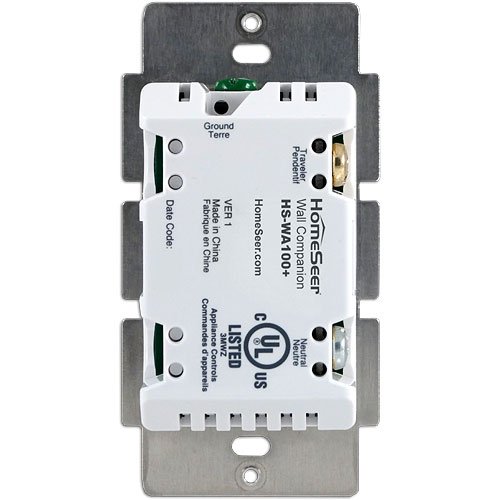 Homeseer Hs-Wa100+ Wired 3-Way Companion Switch For Homeseer Dimmers & Switches #TOP2